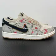 【預售】Rui Hachimura x Air Jordan 1 Low OG “Cranes” 聯名小花花卉 籃球鞋休閒鞋  AJ1：圖片 3