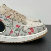 【預售】Rui Hachimura x Air Jordan 1 Low OG “Cranes” 聯名小花花卉 籃球鞋休閒鞋  AJ1：圖片 4