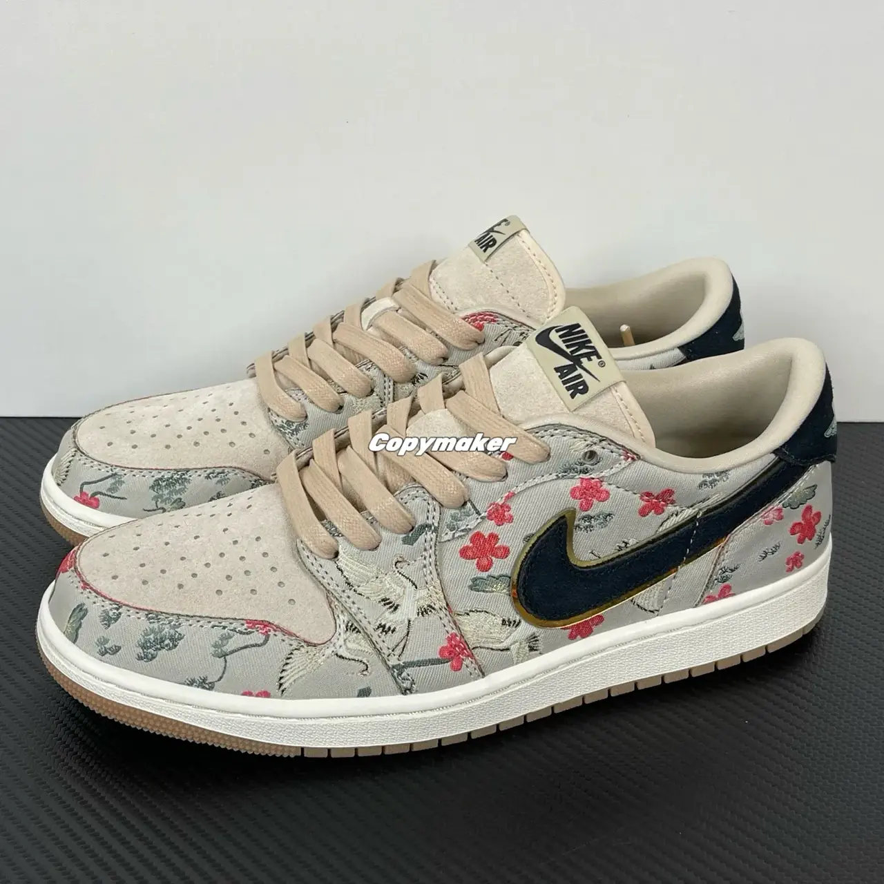 【預售】Rui Hachimura x Air Jordan 1 Low OG “Cranes” 聯名小花花卉 籃球鞋休閒鞋 AJ1