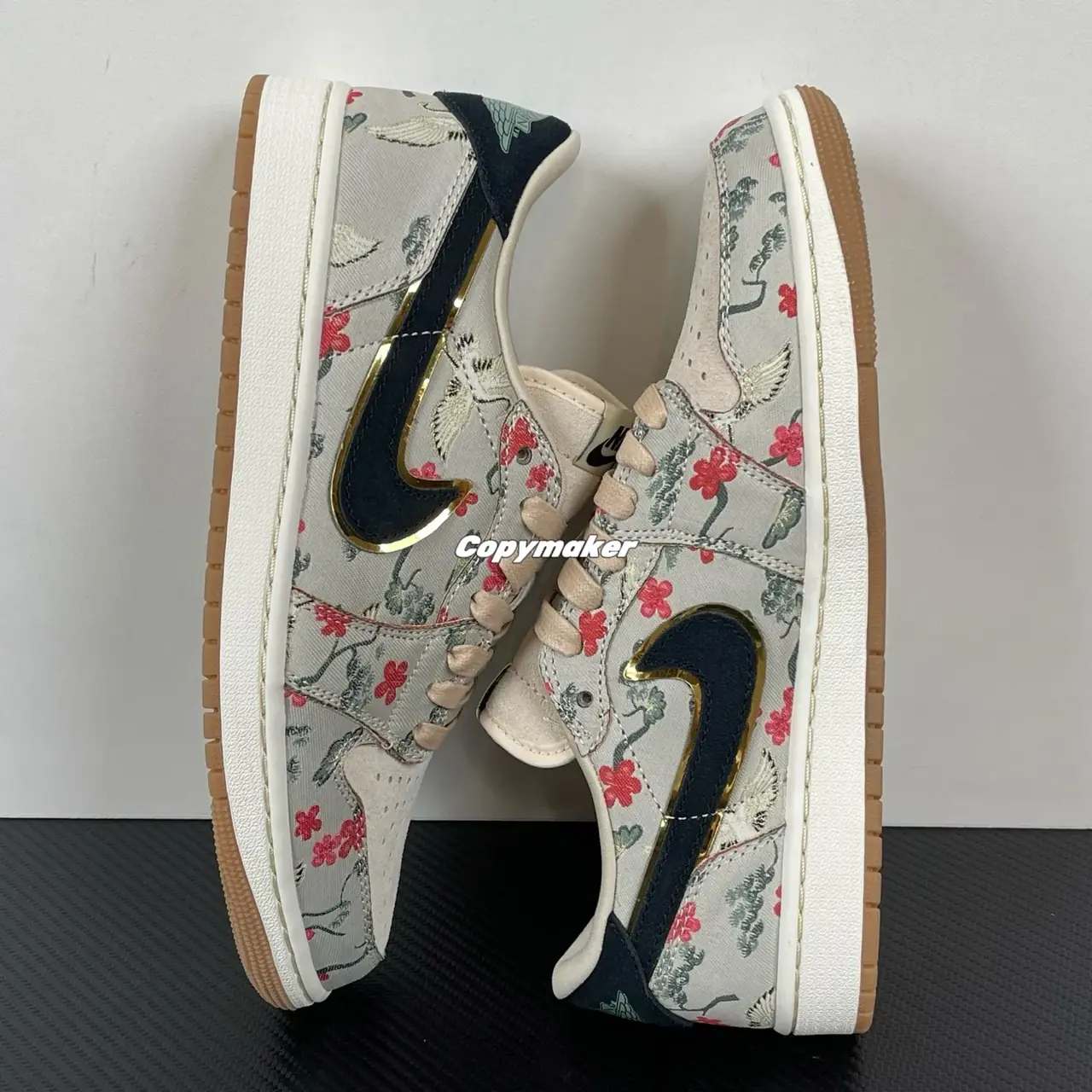 【預售】Rui Hachimura x Air Jordan 1 Low OG “Cranes” 聯名小花花卉 籃球鞋休閒鞋 AJ1