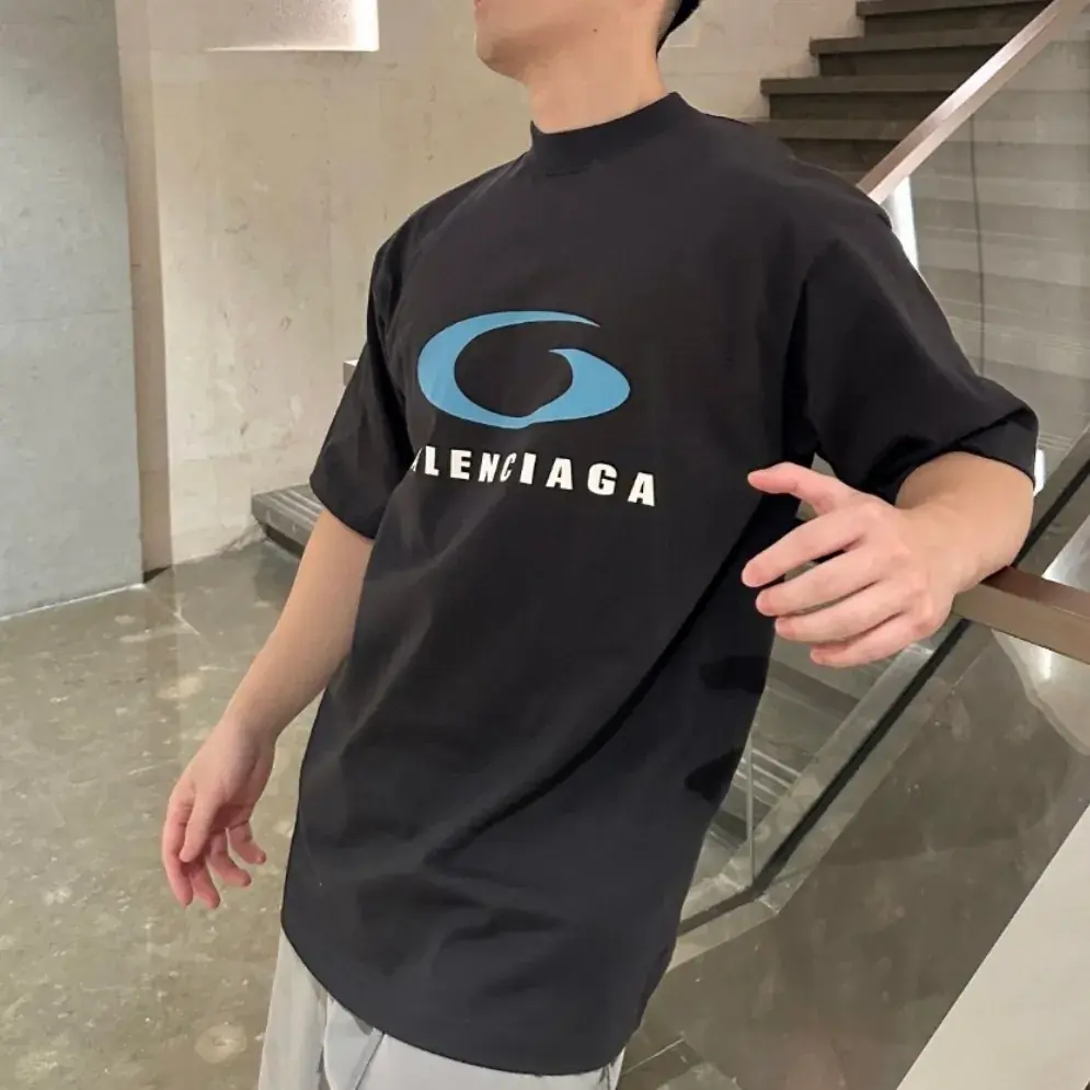 【現貨】巴黎 BLC 24SS Loop Sports Icon 循環運動 新款 短袖T恤 黑色