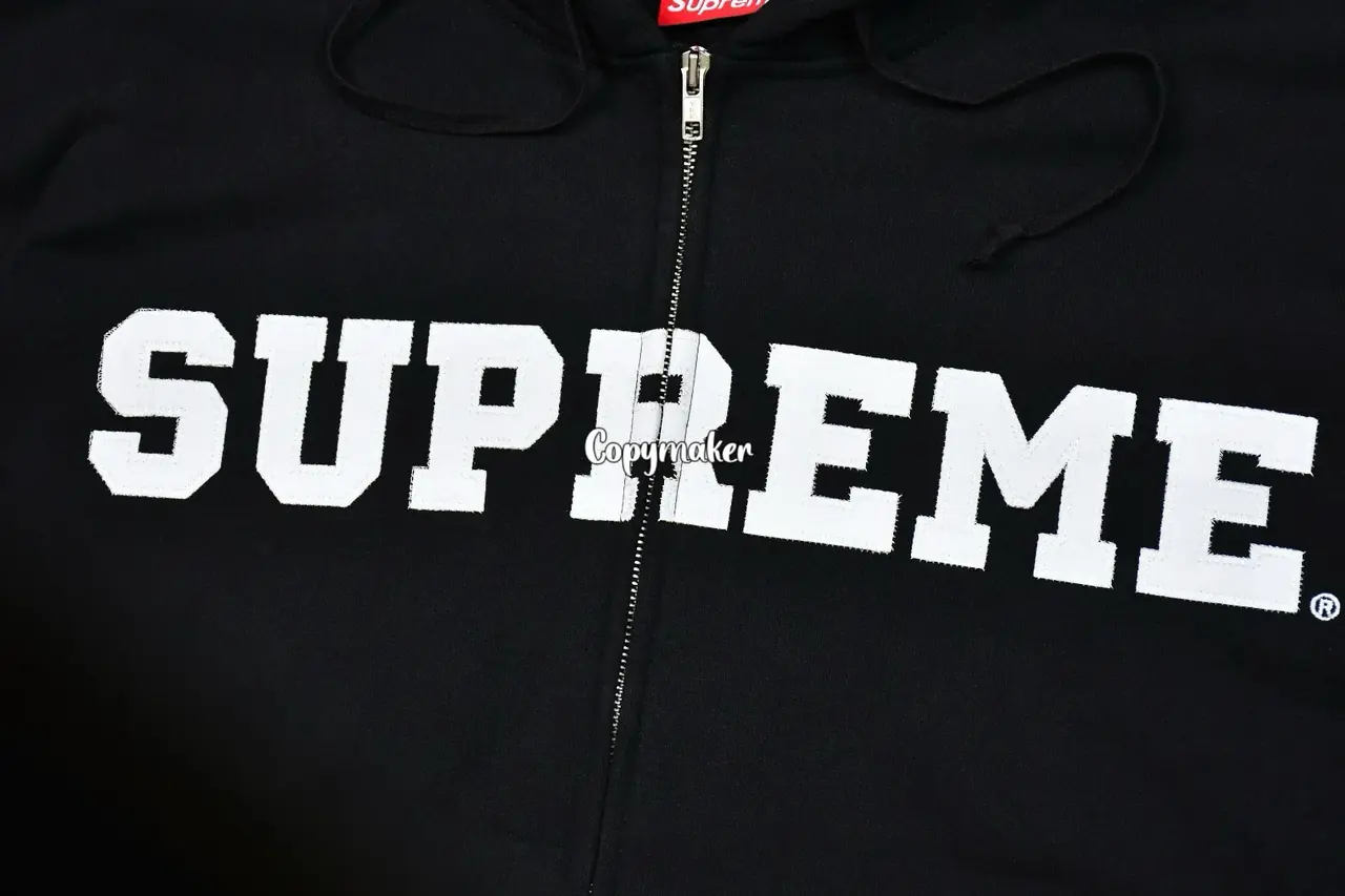 【預售】Sup SS25 WEEK1 Collegiate Appliqué Zip Up Hooded Sweatshirt 拉鍊夾克連帽外套 三色