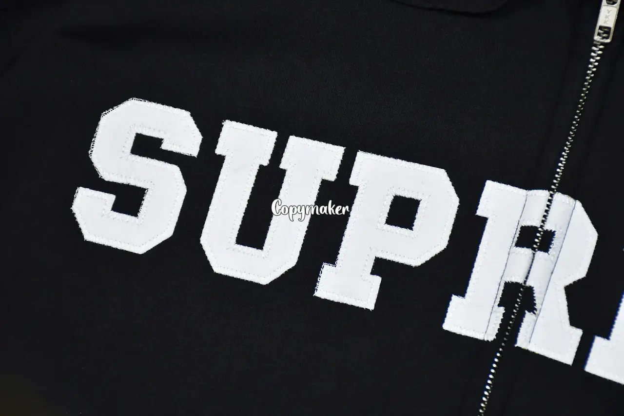 【預售】Sup SS25 WEEK1 Collegiate Appliqué Zip Up Hooded Sweatshirt 拉鍊夾克連帽外套 三色