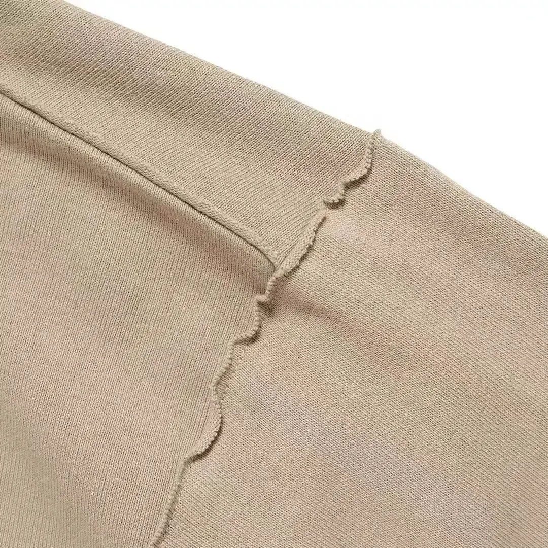 【預售】WTAPS 25SS LIM/SS/COTTON 毛邊剪裁 刺繡字母 素色短袖T恤