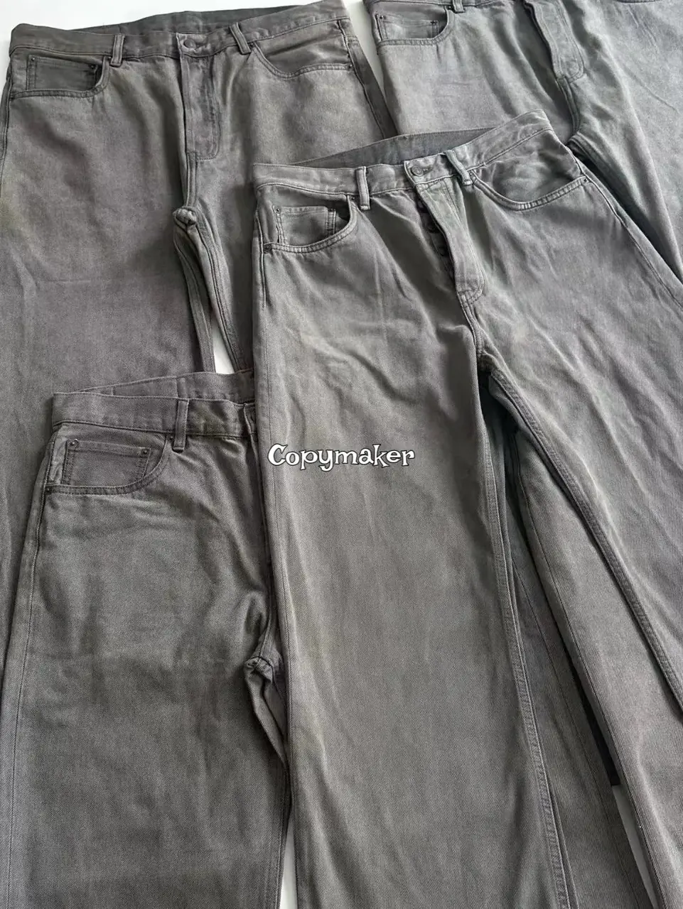 【現貨】Acne Studios 24SS 經典直筒微喇叭版型 水洗煙灰色 2021M 直筒牛仔褲長褲工裝褲