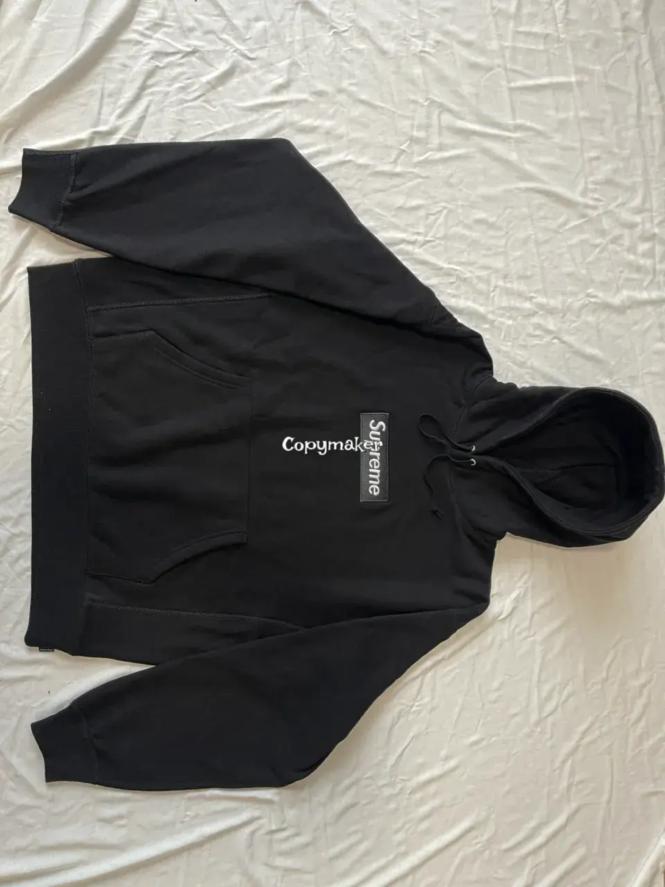 SUP 23FW Boxlogo Hoodie 經典bogo 帽T帽踢連帽衛衣 nigo同款 黑色