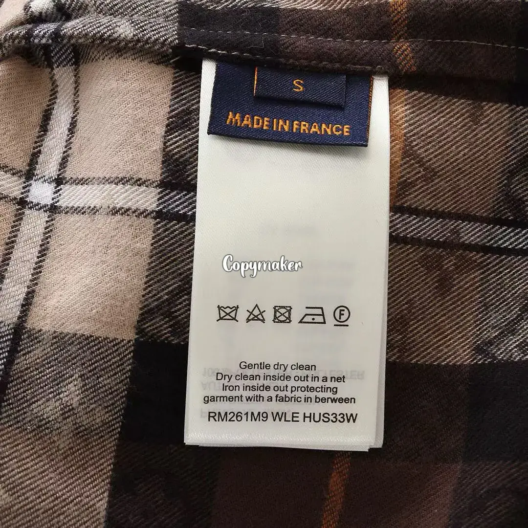 【預售】【雙11新品】1V 26SS 老花格紋拼色法蘭絨 襯衫夾克polo衫