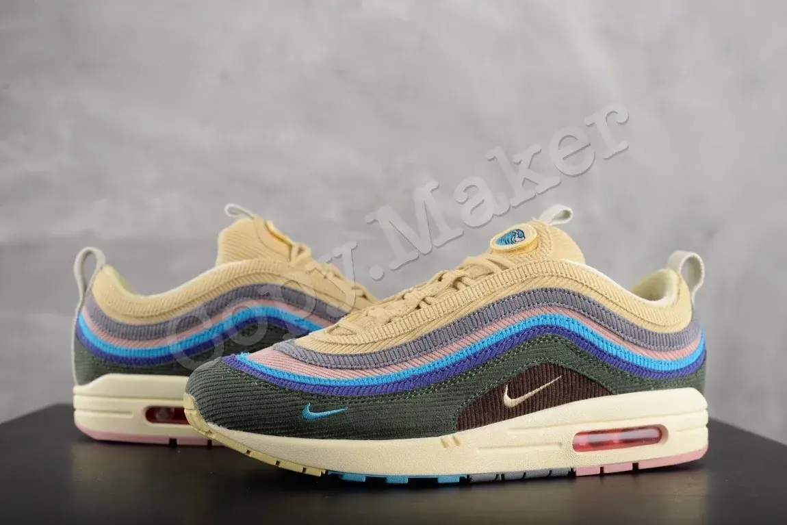 【預售】Sean Wotherspoon x Air Max 1/97 燈芯絨 慢跑鞋 休閒鞋 AJ4219-400