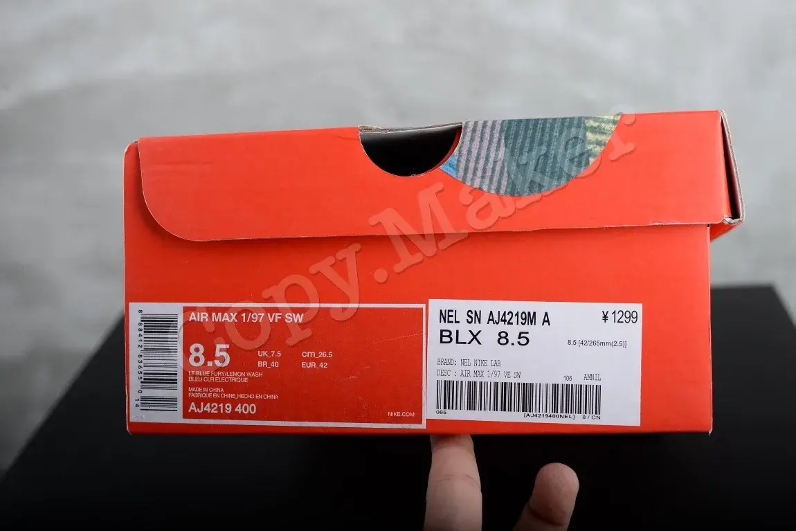 【預售】Sean Wotherspoon x Air Max 1/97 燈芯絨 慢跑鞋 休閒鞋 AJ4219-400