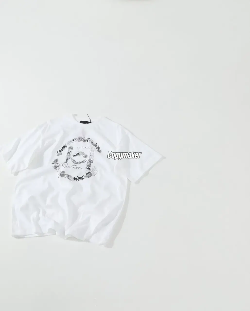 【預售】C0ACH x CLOT 26SS 經典聯名 水墨印花 短袖T恤 黑/白