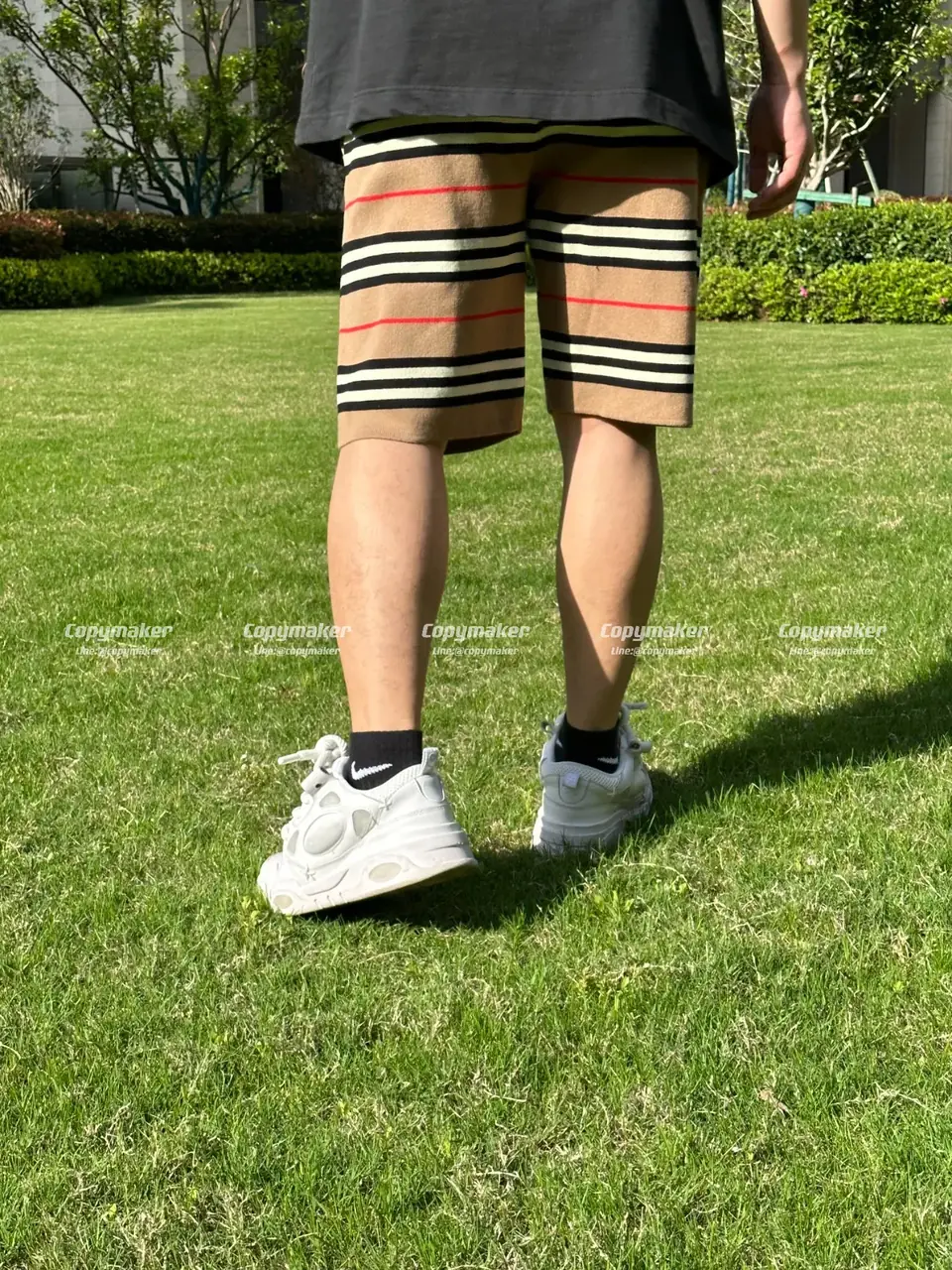 BR 20SS 經典條紋 羊毛針織 短褲 休閒褲 運動褲