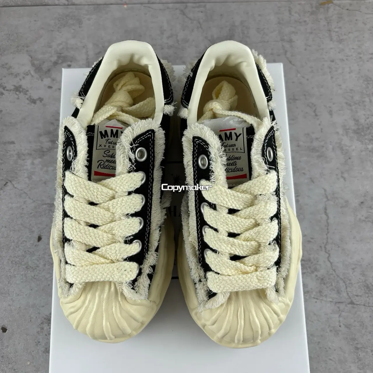 【618新品】XVESSEL x MIHARA YASUHIRO 25SS 聯名 溶解鞋帆布鞋板鞋 MMY