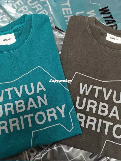 【預售】WTAPS 25SS 813/SS/COTTON. 水洗蠟染 大logo 短袖T恤