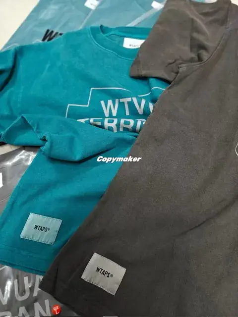 【預售】WTAPS 25SS 813/SS/COTTON. 水洗蠟染 大logo 短袖T恤
