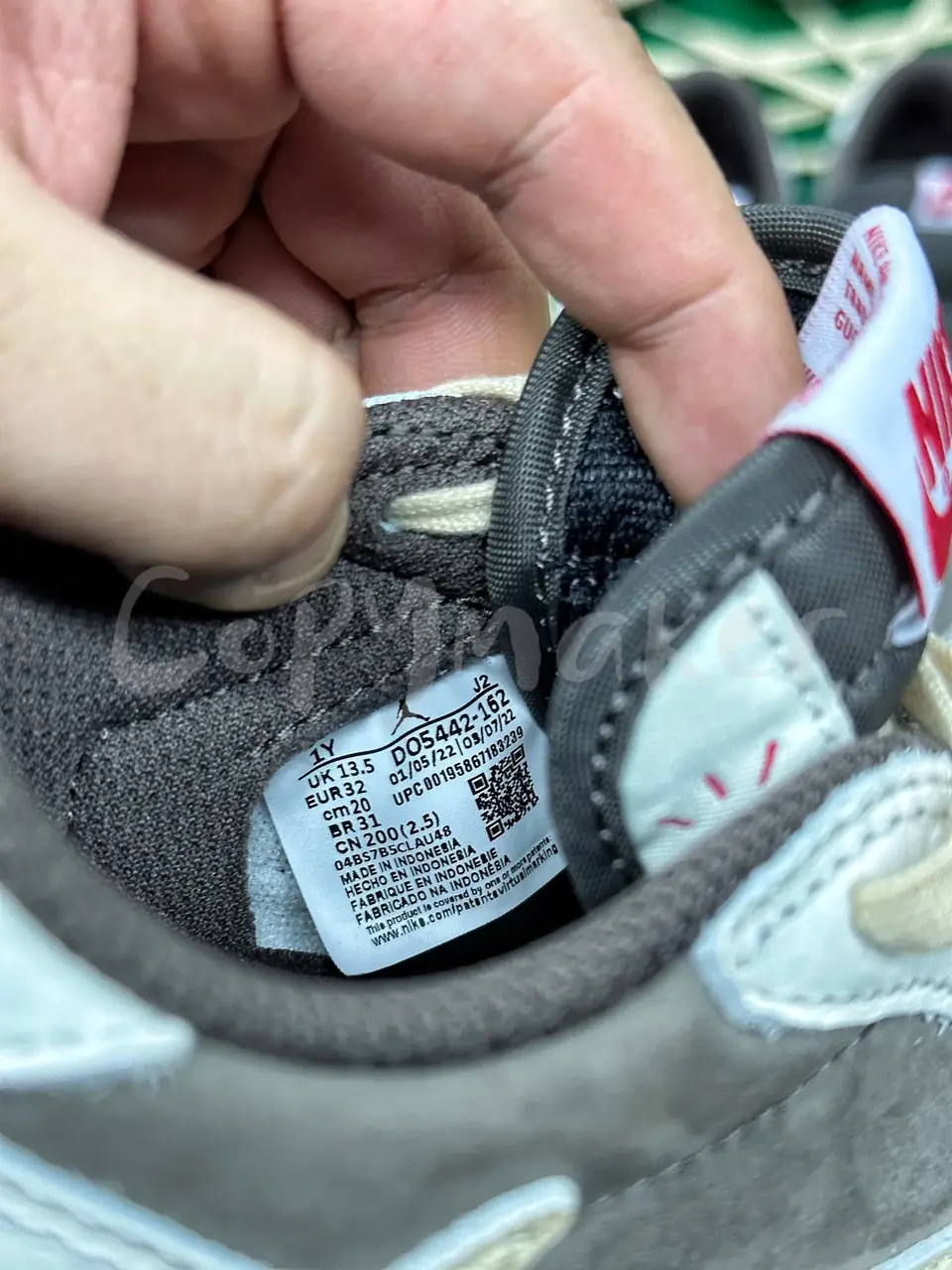 【預售】Travis Scott x AJ1 Low OG “Reverse Mocha” 聯名 反轉摩卡 白棕 倒鉤 童鞋 中童 AJ1