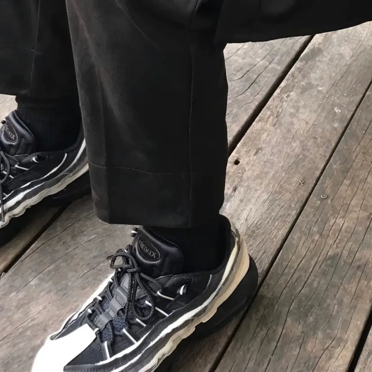 【預售】CDG x NK Air Max 95 聯名 復古減震漸層 慢跑鞋休閒鞋運動鞋 CU8406-101