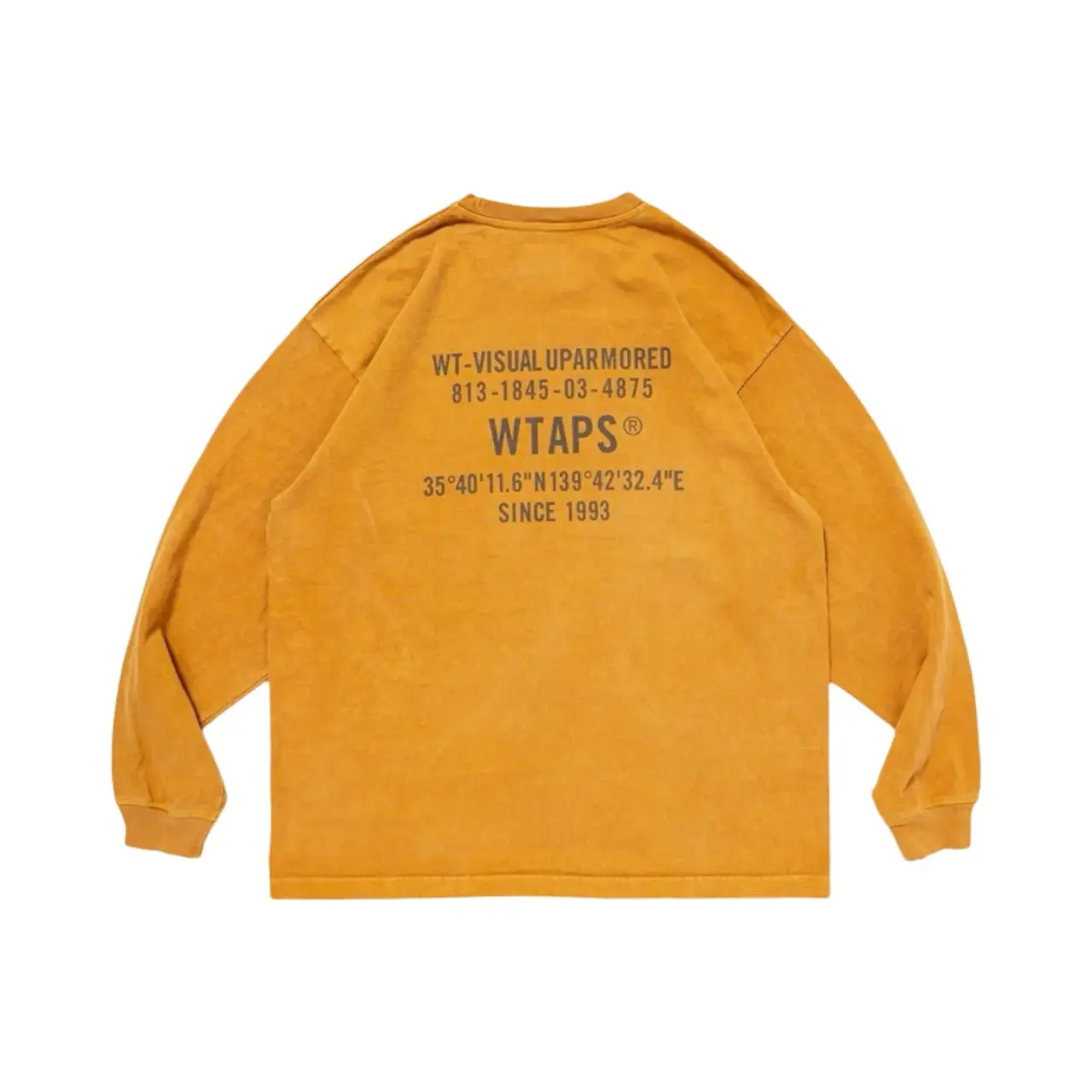 【預售】【雙11新品】WTAPS 25AW SPECLS COTTON 水洗蠟染 印花字母 長袖T恤 三色