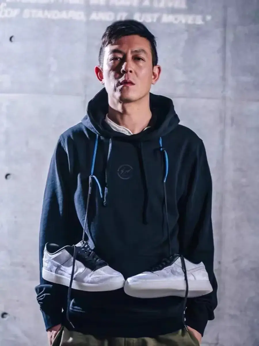 CLOT x FRAGMENT 23SS 20周年聯名閃電熊貓印花 重磅水洗 帽T連帽衛衣 藤原浩