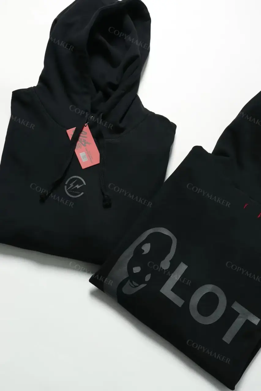 CLOT x FRAGMENT 23SS 20周年聯名閃電熊貓印花 重磅水洗 帽T連帽衛衣 藤原浩