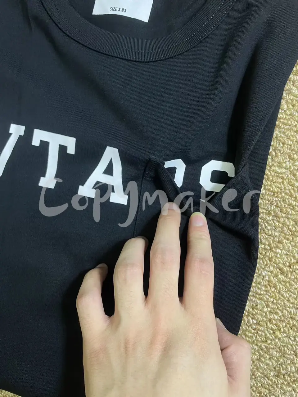 WTAPS 23SSDESIGN CTPL.COLLEGE 口袋印花 日系 圓領短袖T恤