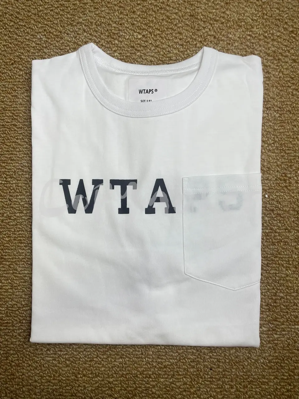 WTAPS 23SSDESIGN CTPL.COLLEGE 口袋印花 日系 圓領短袖T恤