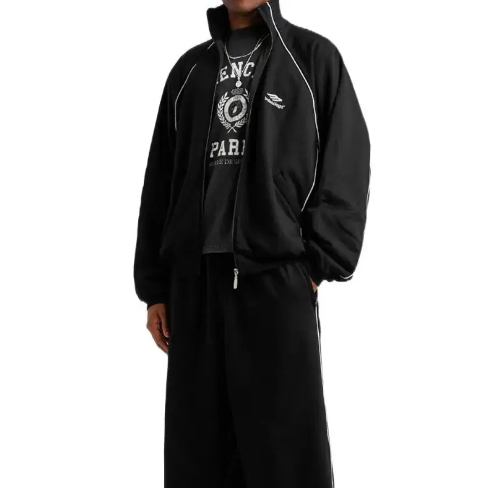 【預售】BLC 巴黎 22FW 3B sports Icon 刺繡復古條紋運動重磅外套夾克