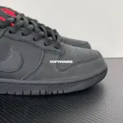 【預售】SB Dunk Low x Sup 聯名 刺繡logo 黑色 休閒鞋運動鞋板鞋 HQ8487-001：圖片 6