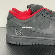 【預售】SB Dunk Low x Sup 聯名 刺繡logo 黑色 休閒鞋運動鞋板鞋 HQ8487-001：圖片 7