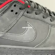 【預售】SB Dunk Low x Sup 聯名 刺繡logo 黑色 休閒鞋運動鞋板鞋 HQ8487-001：圖片 8