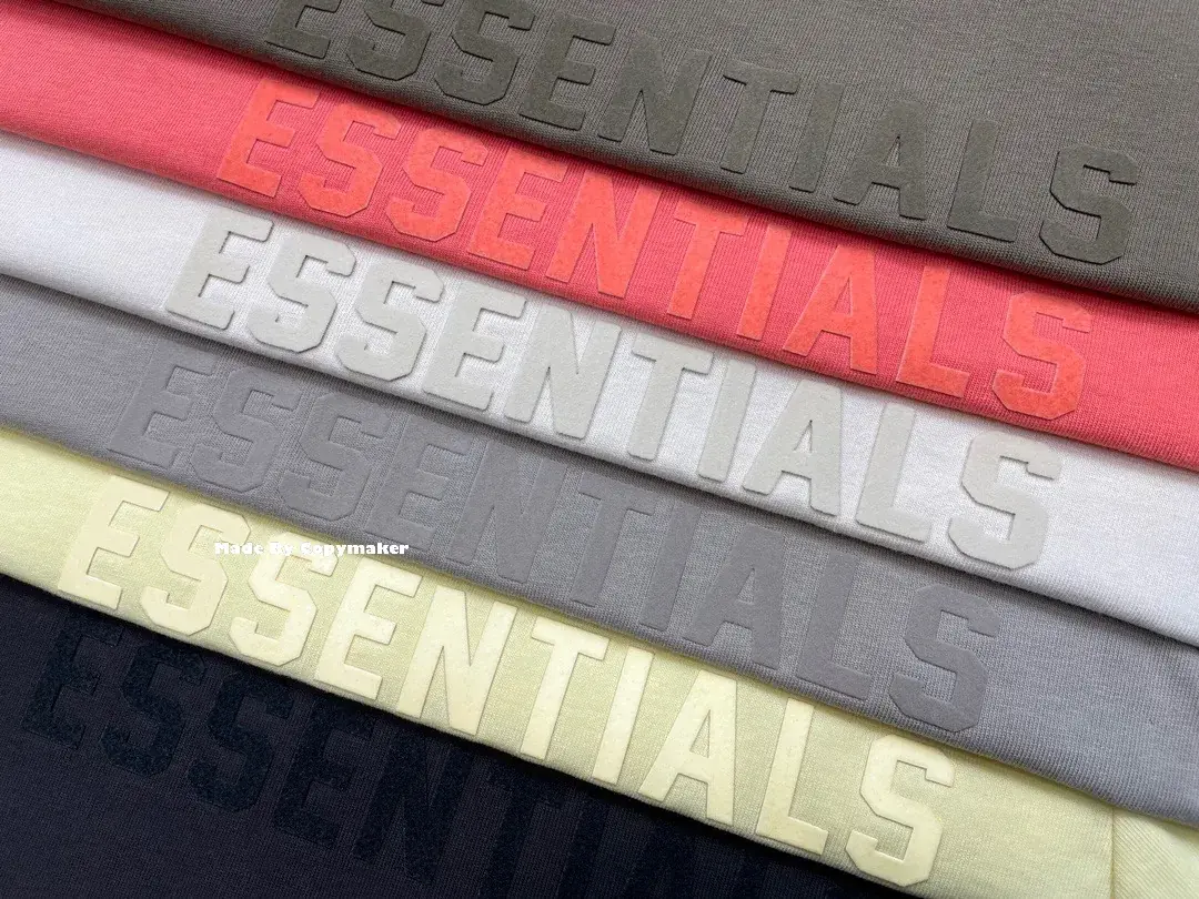 22FW FOG ESSENTIALS 副線 雙logo 植絨 短袖T恤 2022 FEAR OF GOD