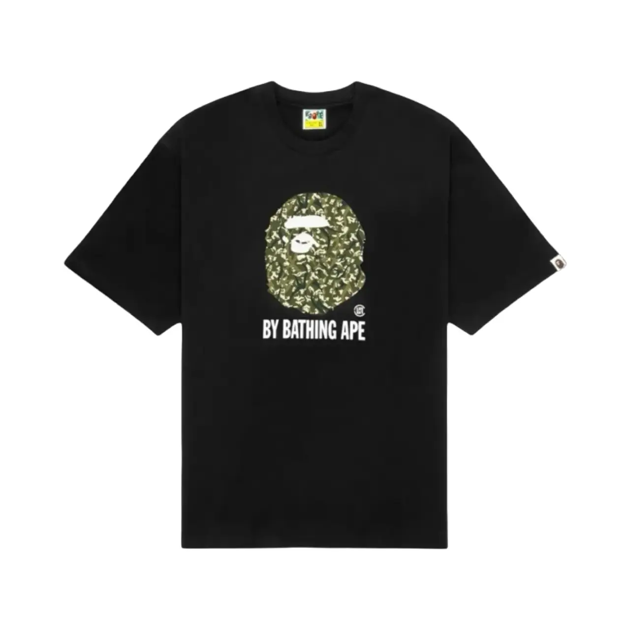 【預售】A bathing ape BAPE x CLOT 25SS 經典聯名 迷彩字母猿人荊棘印花 短袖T恤