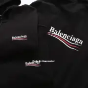 巴黎 BLC 20SS Political Campaign 可樂 波浪 經典 帽T 帽衫 連帽衛衣：圖片 10