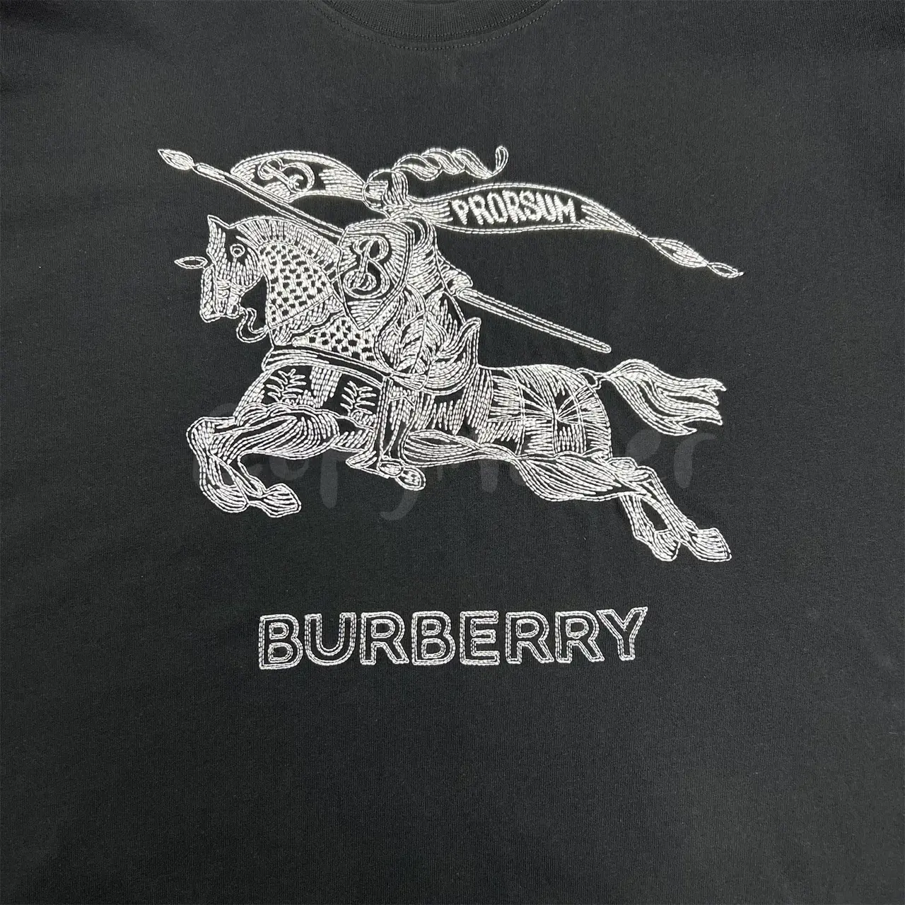 BR 23SS 馬術騎士 戰馬刺繡 logo 短袖T恤