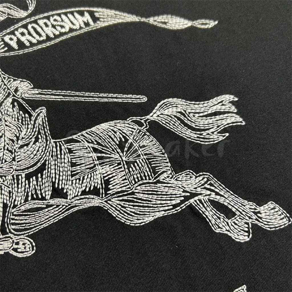 BR 23SS 馬術騎士 戰馬刺繡 logo 短袖T恤