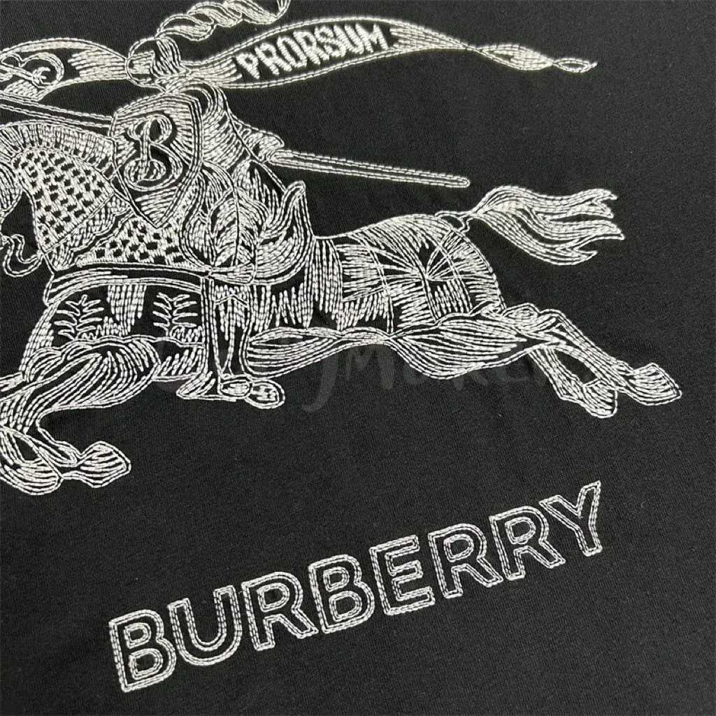BR 23SS 馬術騎士 戰馬刺繡 logo 短袖T恤