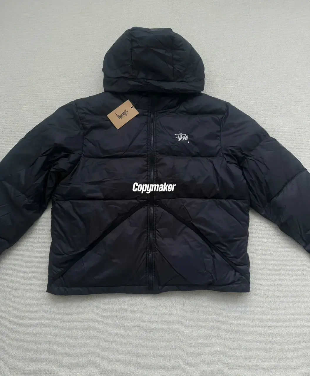 【預售】Stussy 24FW Micro Ripstop Down Parka 素色簡約刺繡羽絨服羽絨外套夾克