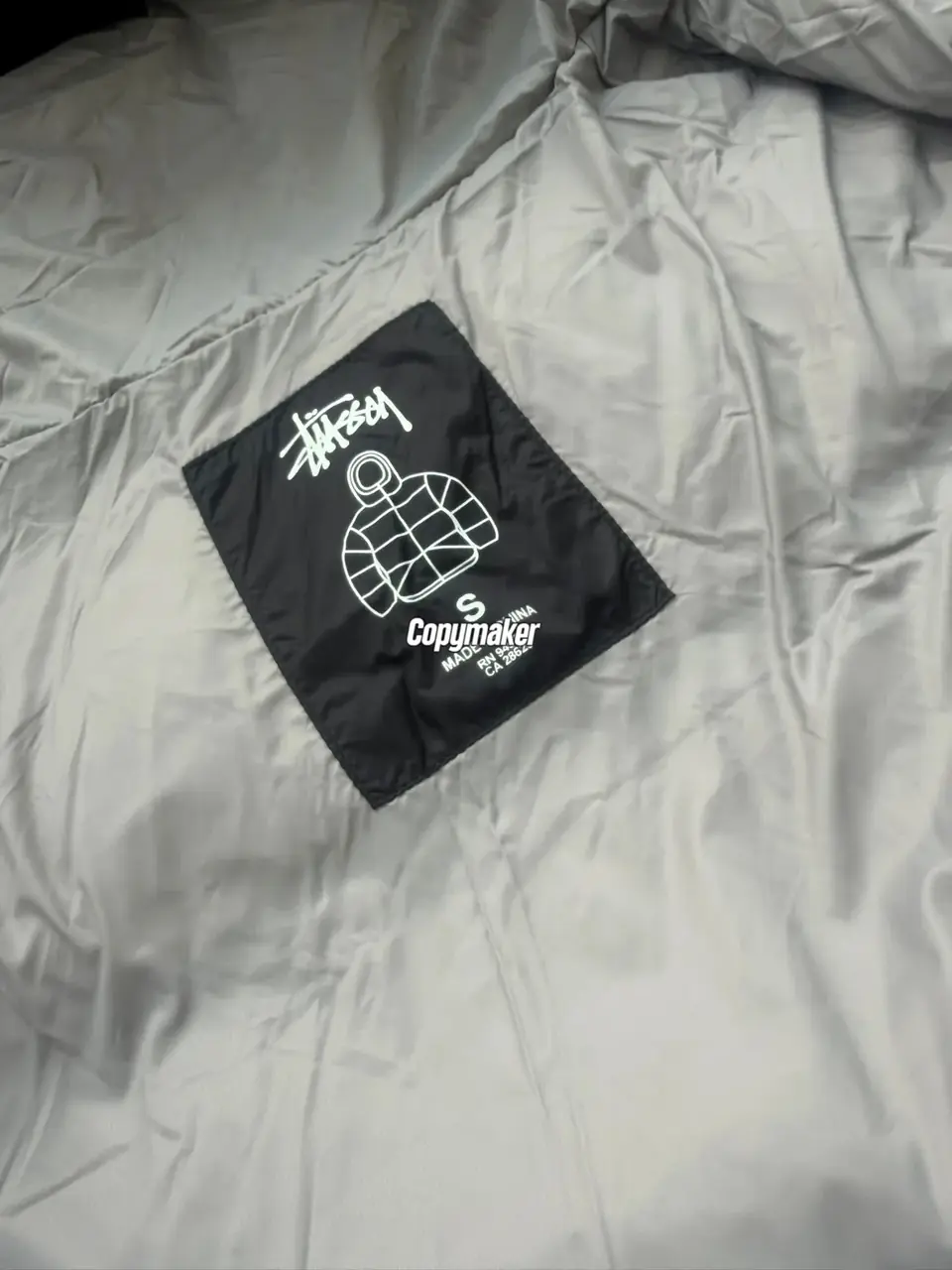 【預售】Stussy 24FW Micro Ripstop Down Parka 素色簡約刺繡羽絨服羽絨外套夾克