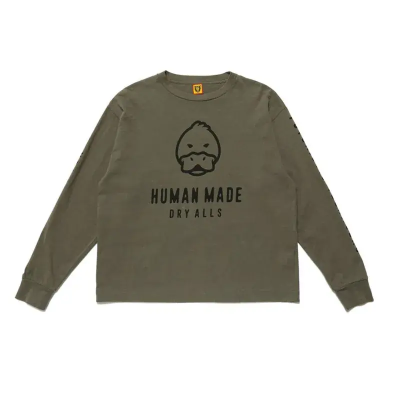 Human made 21AW 北極熊 法鬥 老虎 鴨子 長袖 T恤