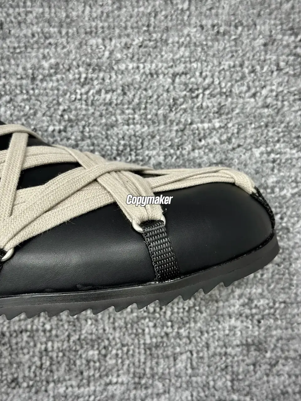 【預售】Rick Owens RO Megalace 主線 交叉綁帶 頭層牛皮包頭鞋穆勒鞋懶人鞋休閒鞋拖鞋半拖