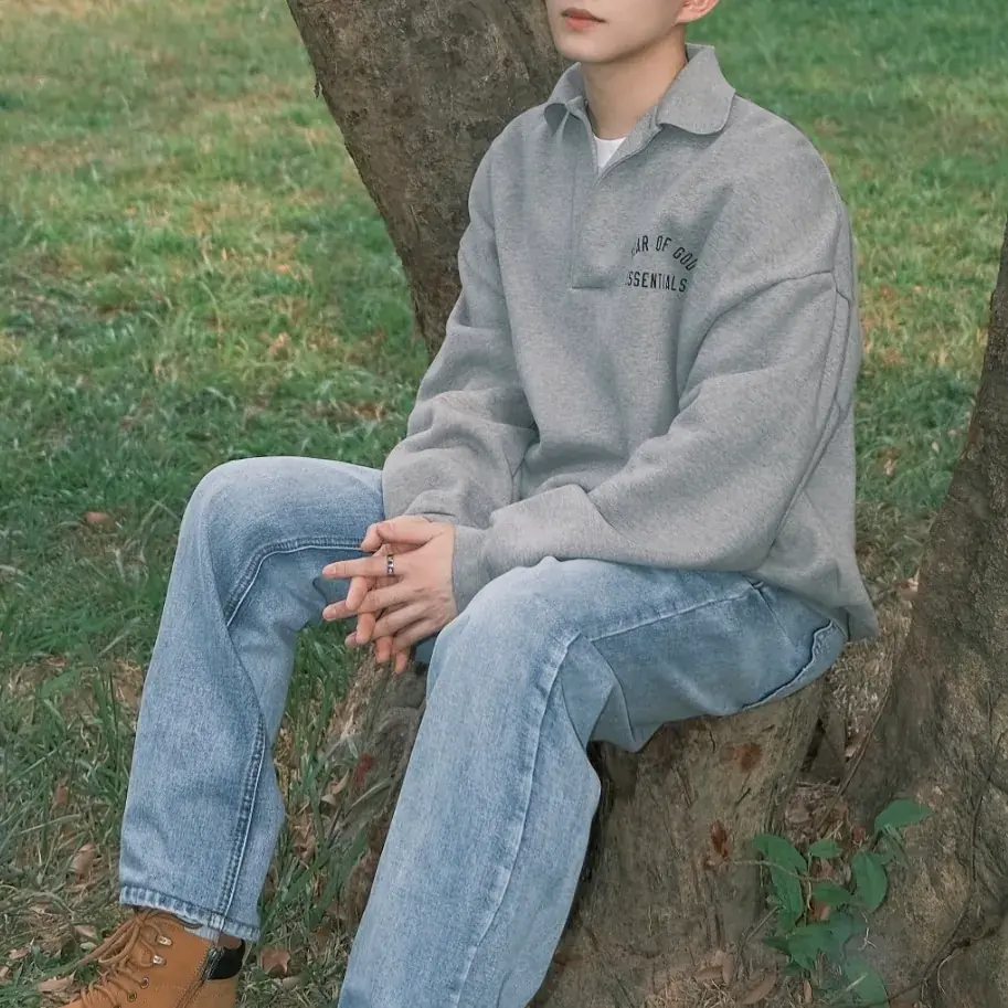Fear of God Essentials Fall24 BACK TO SCHOOL系列 Polo衫長袖T恤衛衣 fog