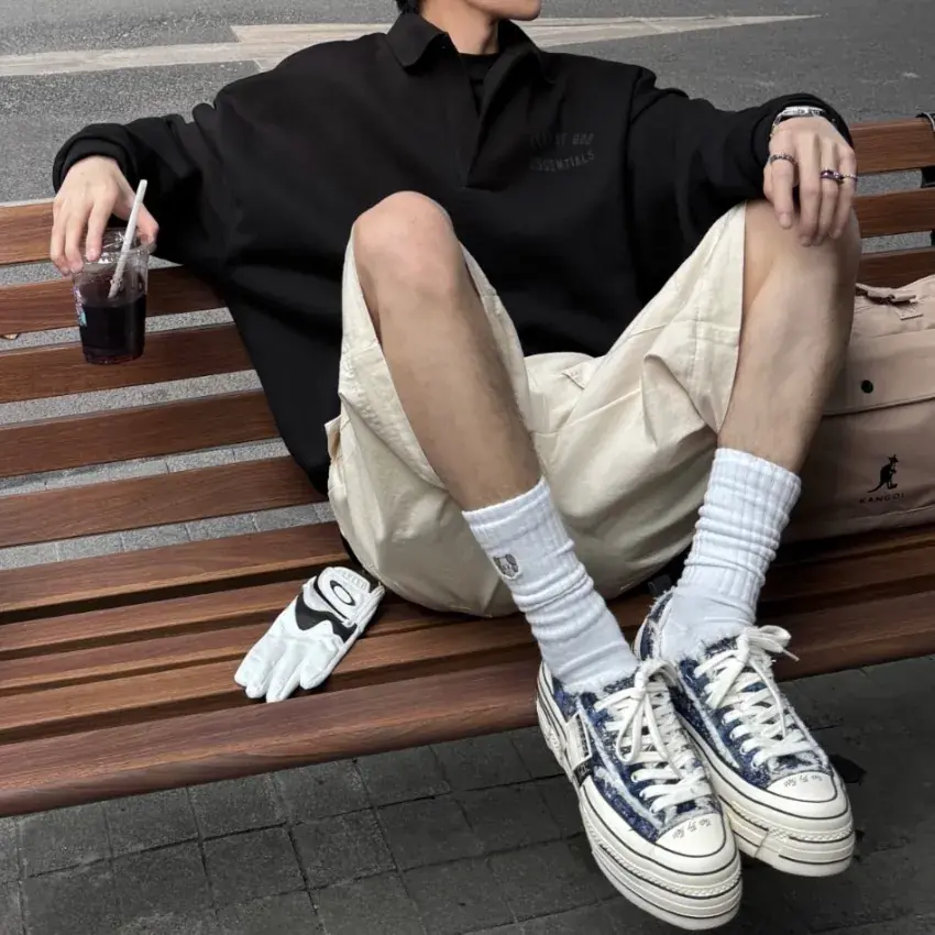 Fear of God Essentials Fall24 BACK TO SCHOOL系列 Polo衫長袖T恤衛衣 fog