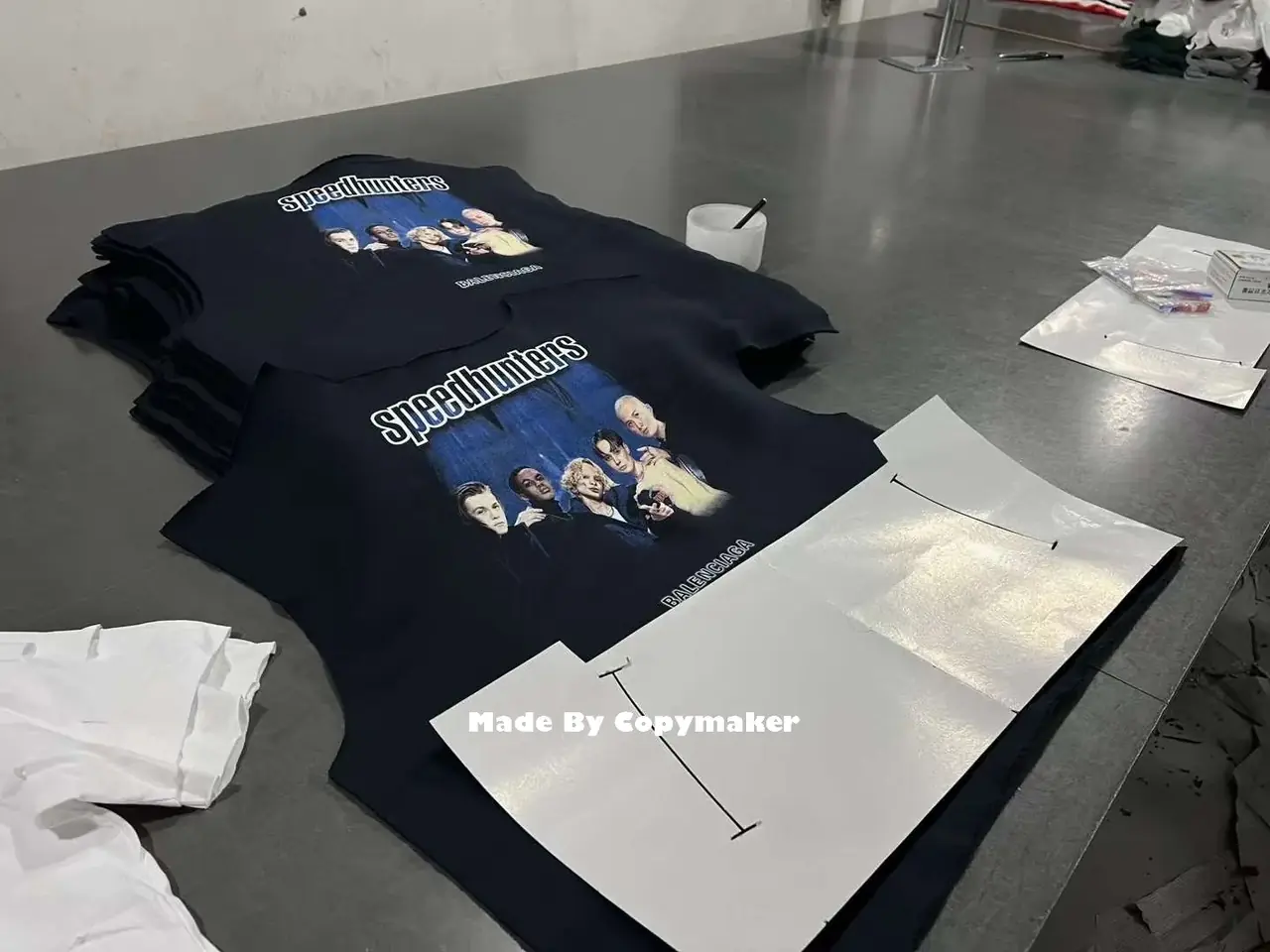 巴黎 BLC 18FW SpeedHunters 樂隊 開裂印花 帽T 連帽衛衣