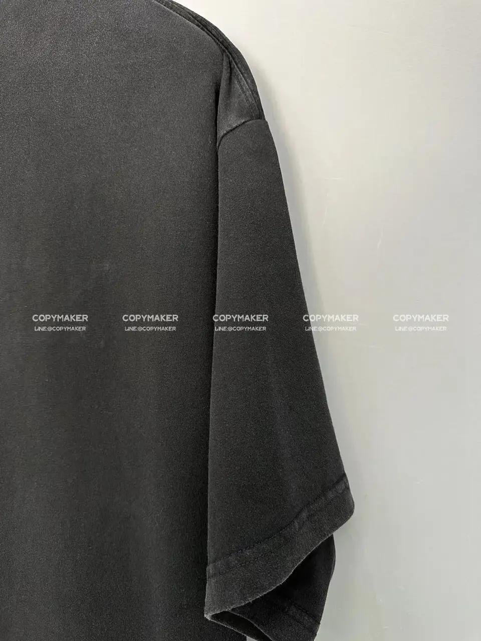 巴黎 BLC 22FW XXXL 水洗 蠟染 褪色 刺繡 短袖T恤 3XL