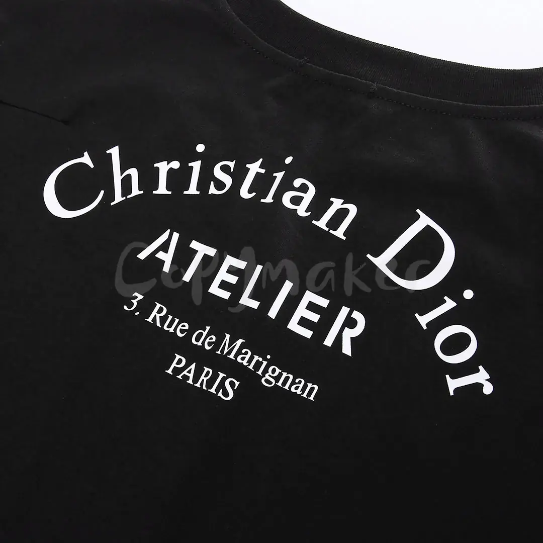 D1OR 20SS Atelier” logo T-shirt 基本款印花 CD logo 短袖 T恤
