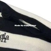 Maison Margiela Tommy Cash 馬吉拉 聯名 刺繡 條紋 LOGO 針織 毛衣 mm6：圖片 8