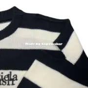 Maison Margiela Tommy Cash 馬吉拉 聯名 刺繡 條紋 LOGO 針織 毛衣 mm6：圖片 9