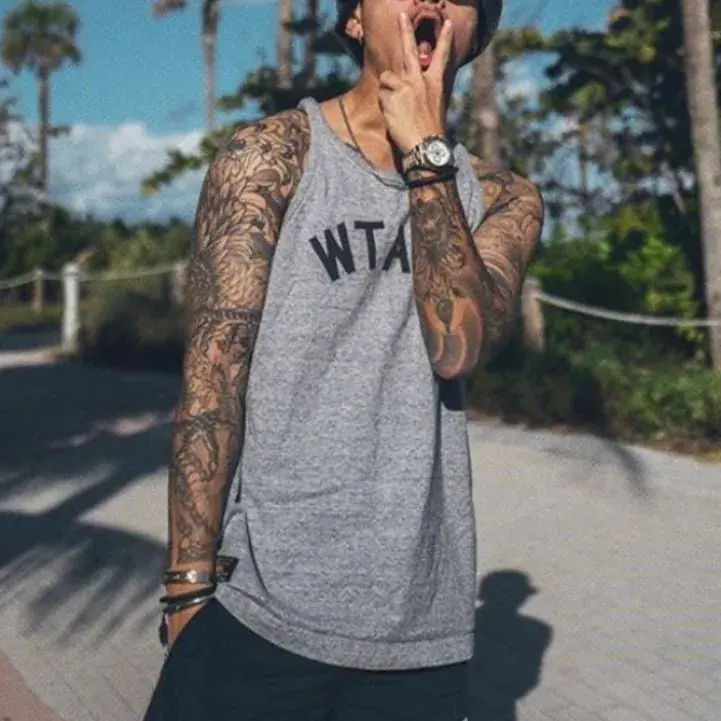 WTAPS 22SS 經典logo 字母 休閒背心 吊嘎 內搭打底 cityboy 無袖