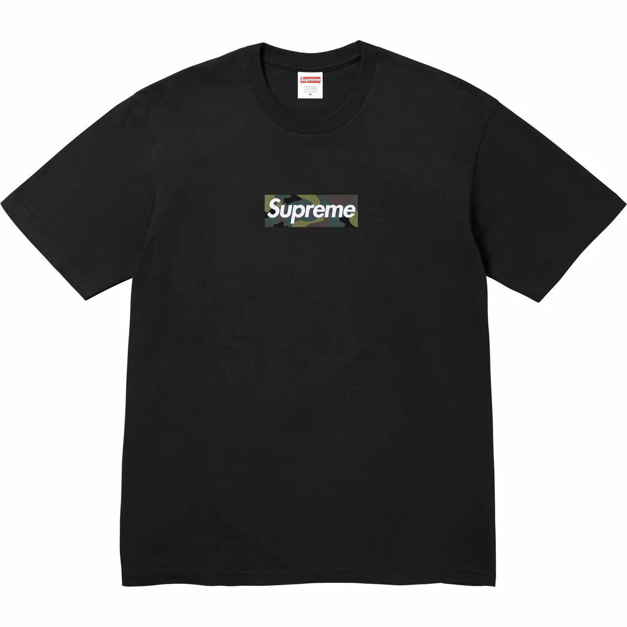 Sup 23FW 迷彩box logo boxlogo bogo 圓領短袖T恤