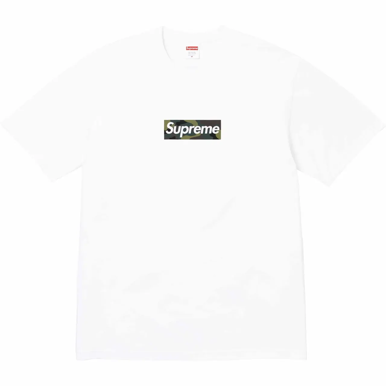 Sup 23FW 迷彩box logo boxlogo bogo 圓領短袖T恤