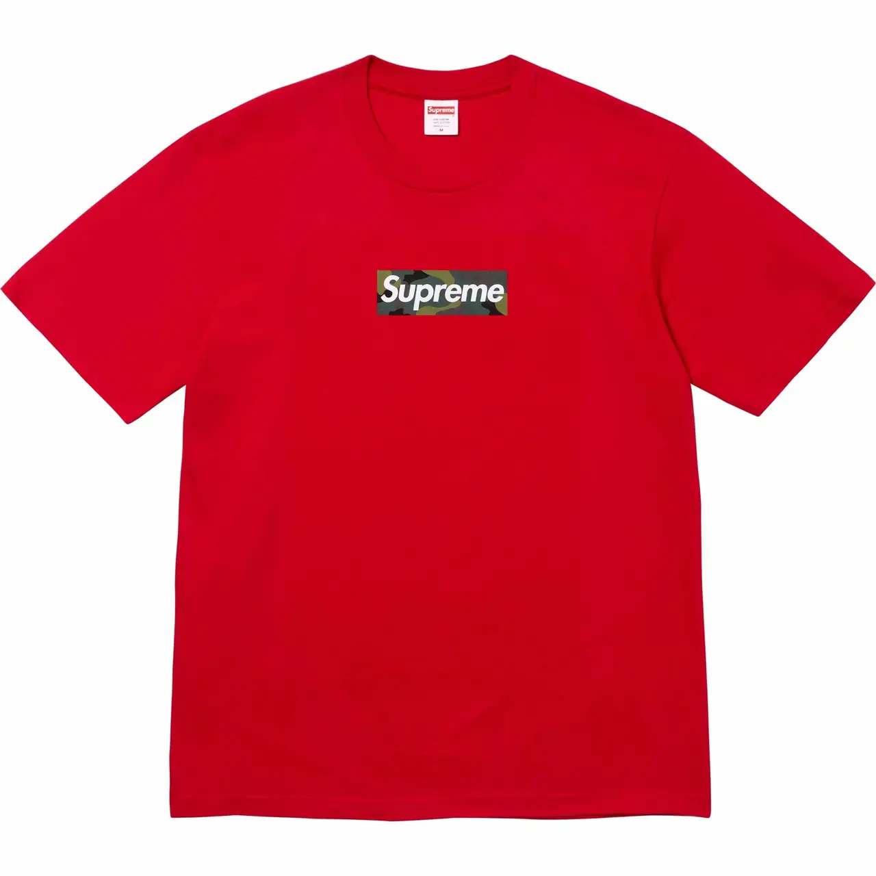 Sup 23FW 迷彩box logo boxlogo bogo 圓領短袖T恤